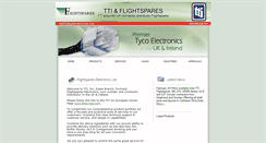 Desktop Screenshot of flightspares-electronics.co.uk